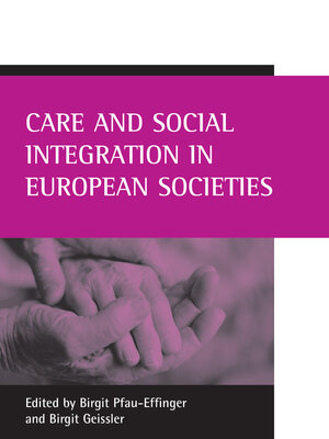 cover image of Care and social integration in European societies